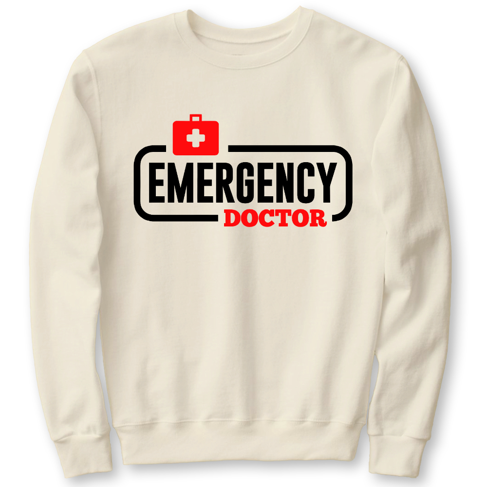 Emergency Doctor Cotton Pullover Sweatshirt