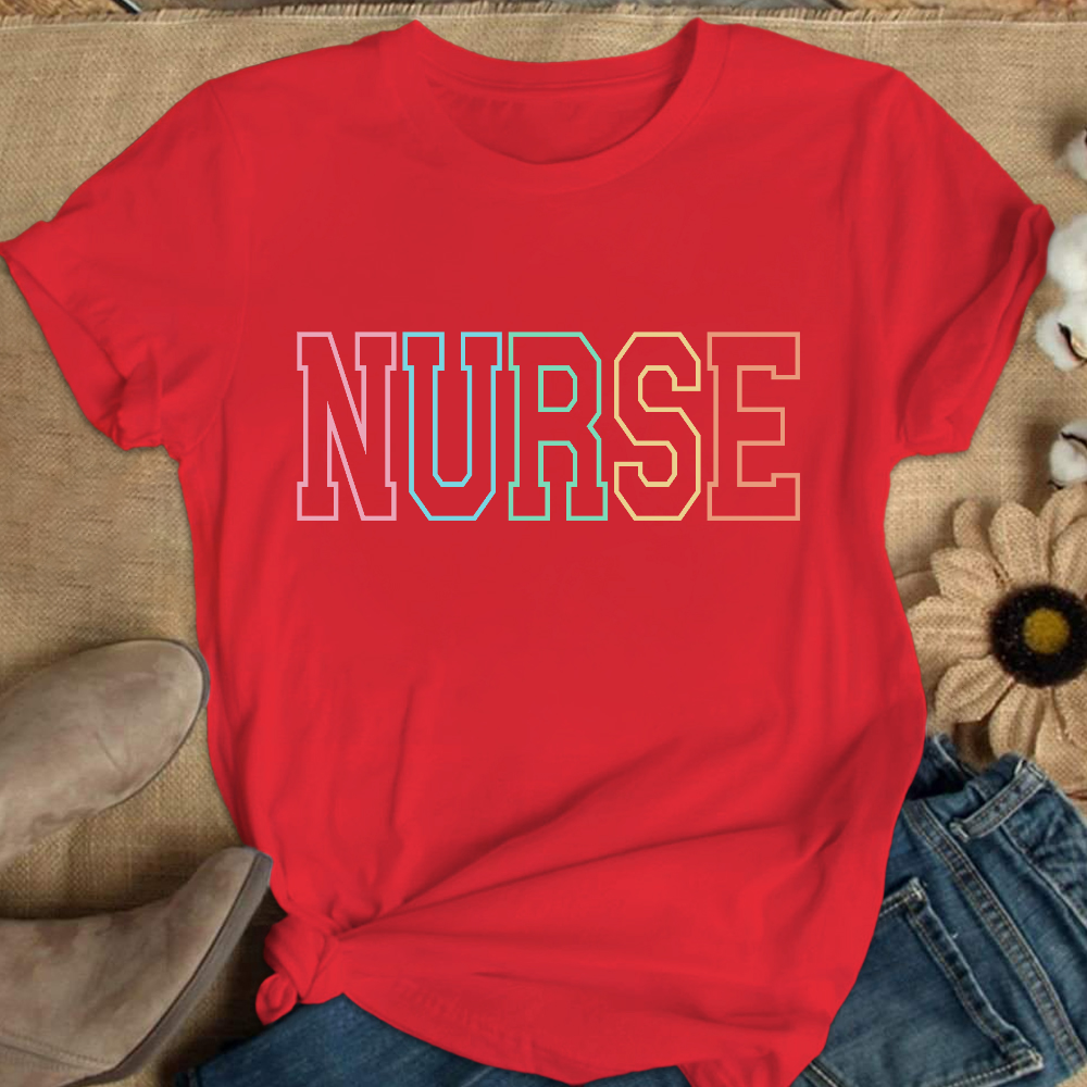 Custom Nurse Cotton T-shirt
