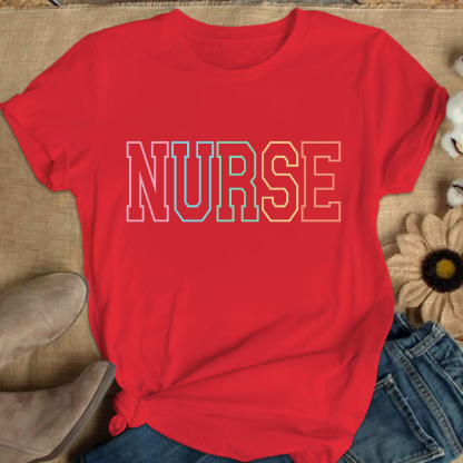 Custom Nurse Cotton T-shirt