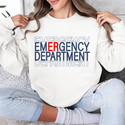 Emergency Department Cotton Pullover Sweatshirt