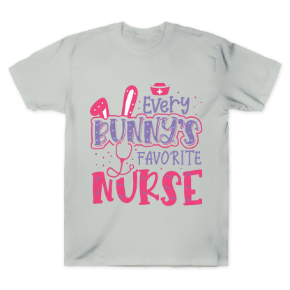 Every Bunny's Favorite Nurse Cotton Doctor T-shirt