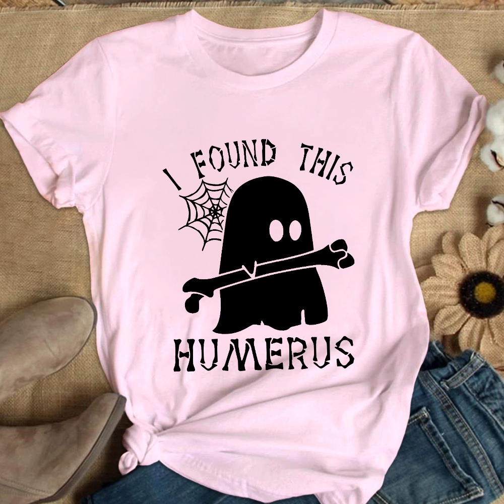 I Found This Humerus Cotton Nurse T-shirt