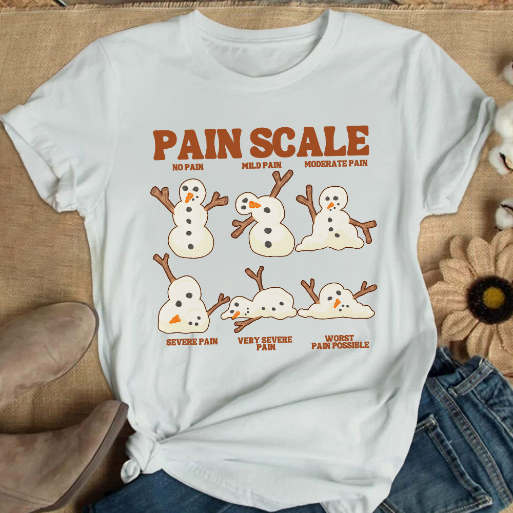 Healthcare Worker Pain Assessment Cotton Nurse T-shirt