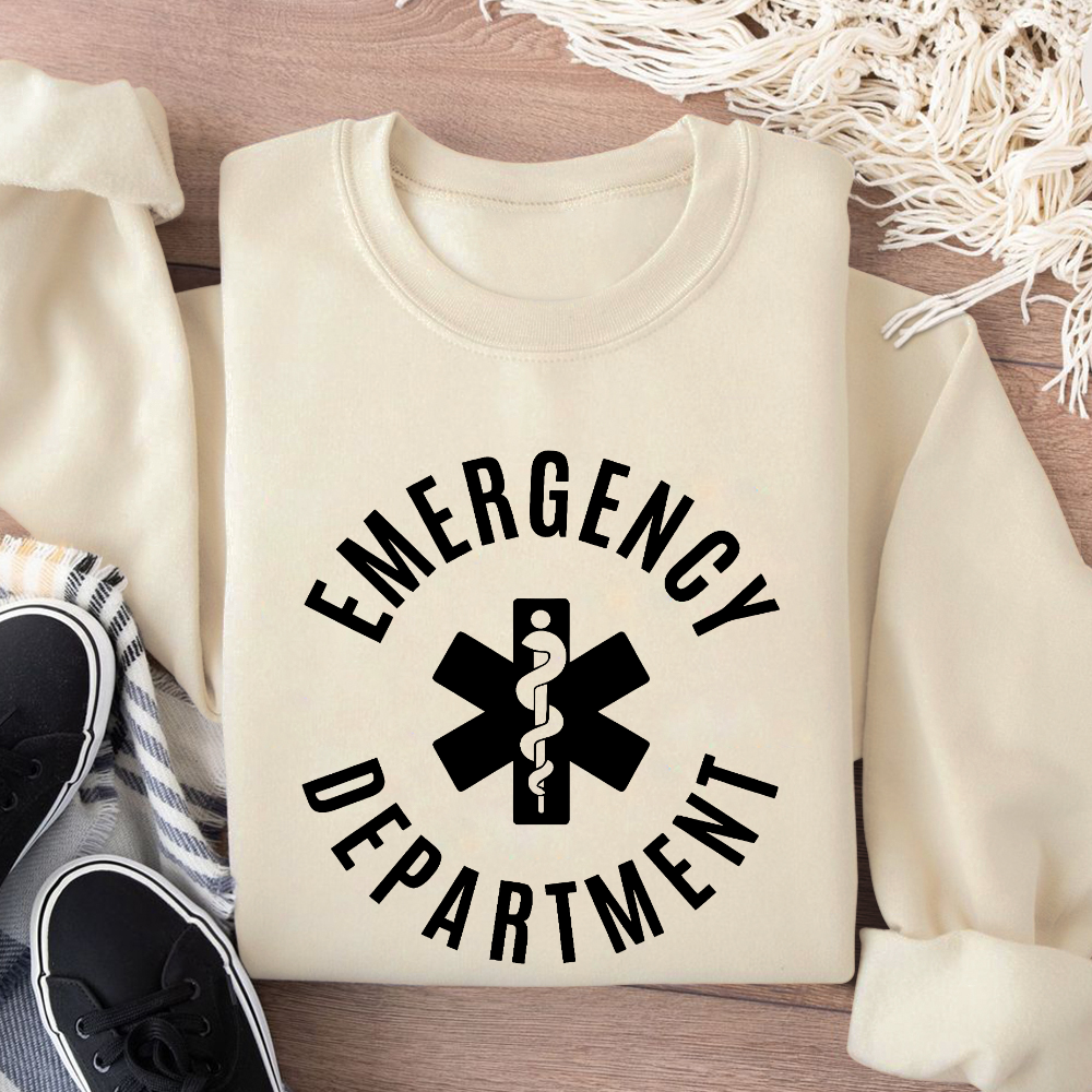 Emergency Department Cotton Pullover Sweatshirt