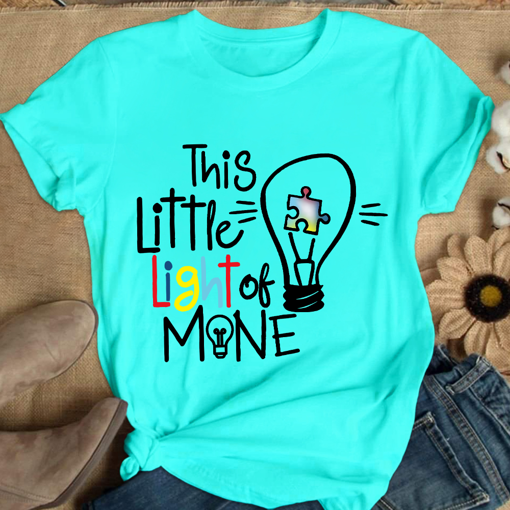 This Little Light Of Mine Autism Cotton Nurse T-shirt