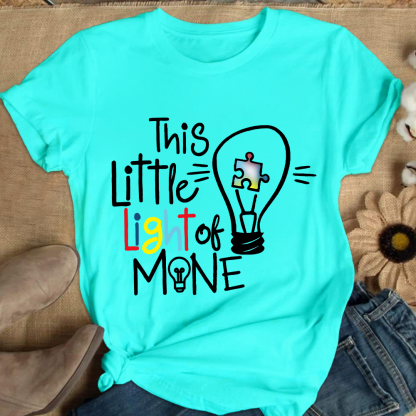 This Little Light Of Mine Autism Cotton Nurse T-shirt