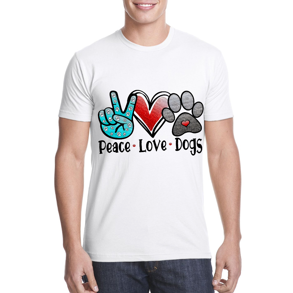 Peace Love Dogs Cotton Doctor T-shirt