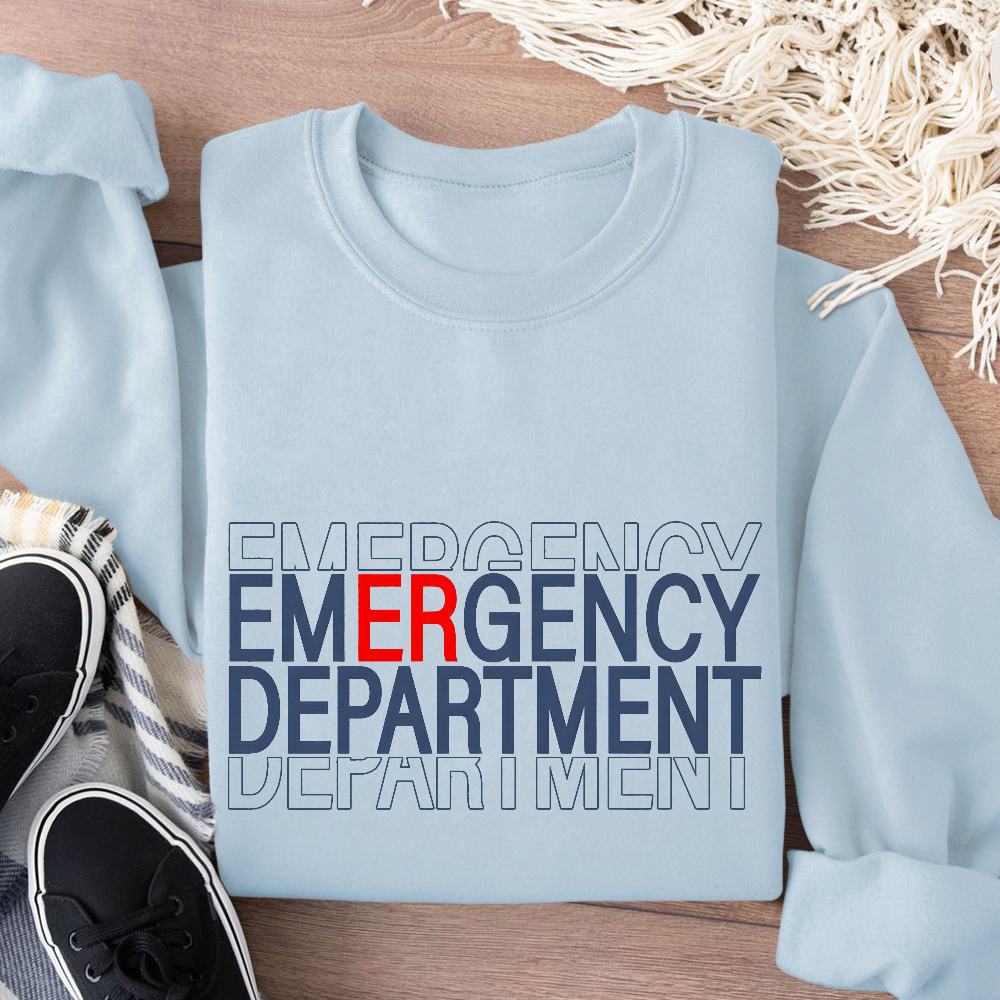 Emergency Department Cotton Pullover Sweatshirt