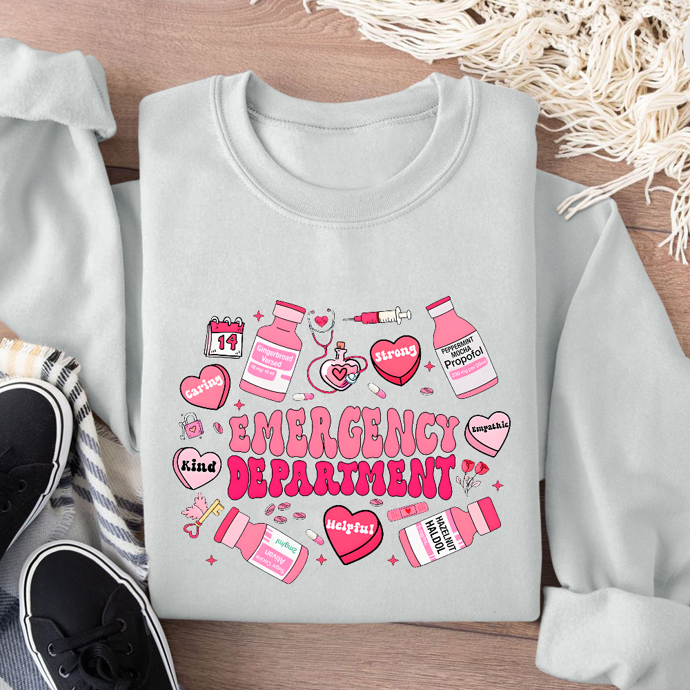 Emergency Department Gift Cotton Pullover Sweatshirt