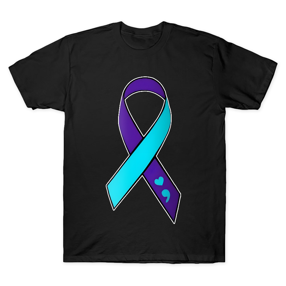 Suicide Prevention Awareness Ribbon Cotton Doctor T-shirt