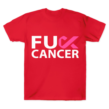 Fuck Cancer Cancer Awareness And Support Cotton Doctor T-shirt
