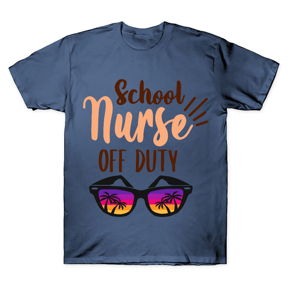 School Nurse Off Duty Cotton Doctor T-shirt
