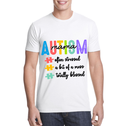 Autism Mom Gift Cotton Doctor T-shirt