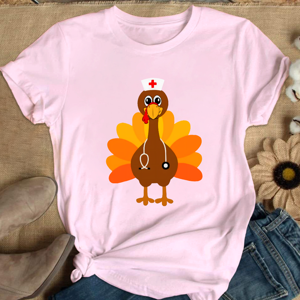 Nurse Turkey Cotton Nurse T-shirt
