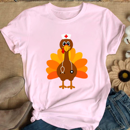 Nurse Turkey Cotton Nurse T-shirt