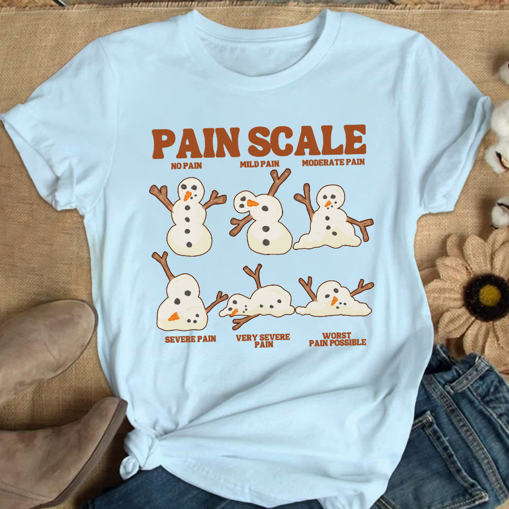 Healthcare Worker Pain Assessment Cotton Nurse T-shirt