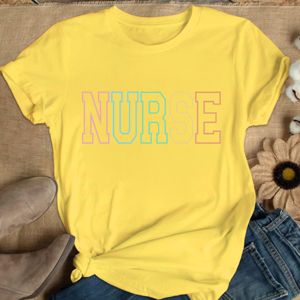 Custom Nurse Cotton T-shirt