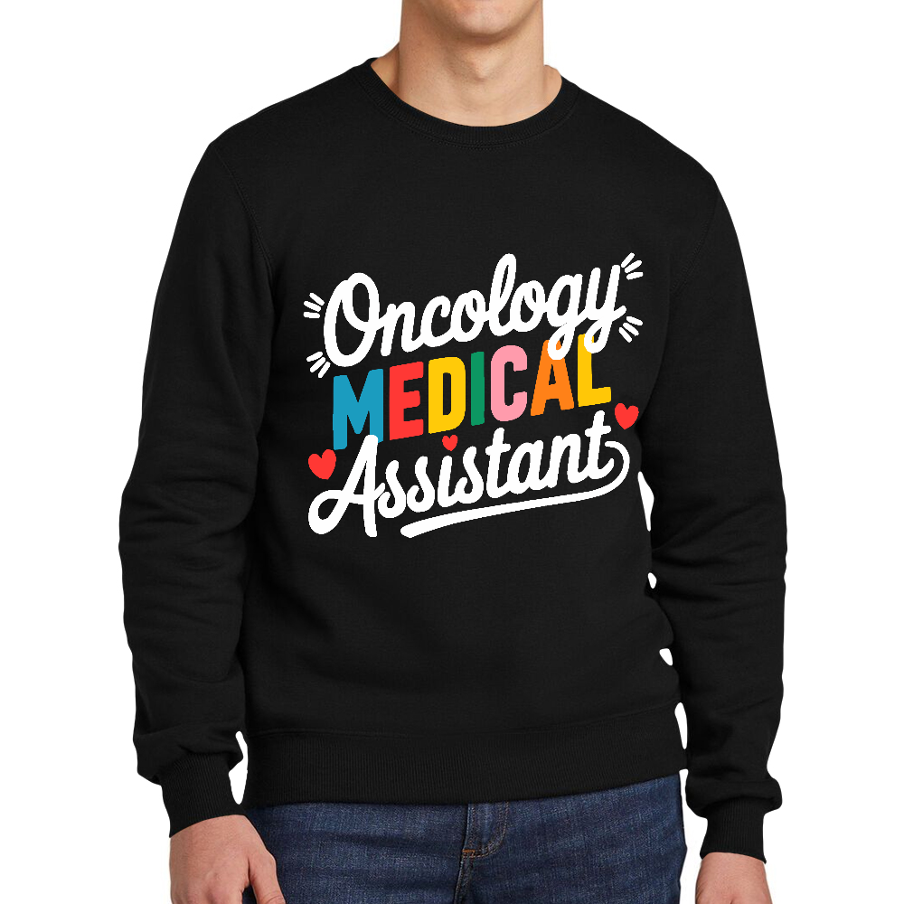 Oncology Medical Assistant Cotton Pullover Sweatshirt