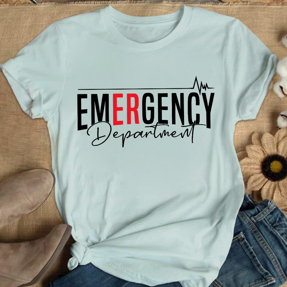 Emergency Department Cotton Nurse T-shirt