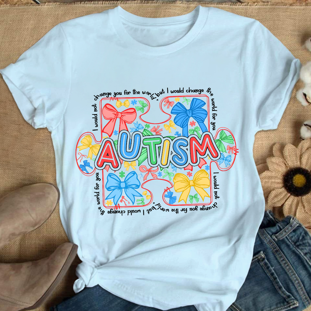 Advocating For Autism Acceptance Cotton Nurse T-shirt