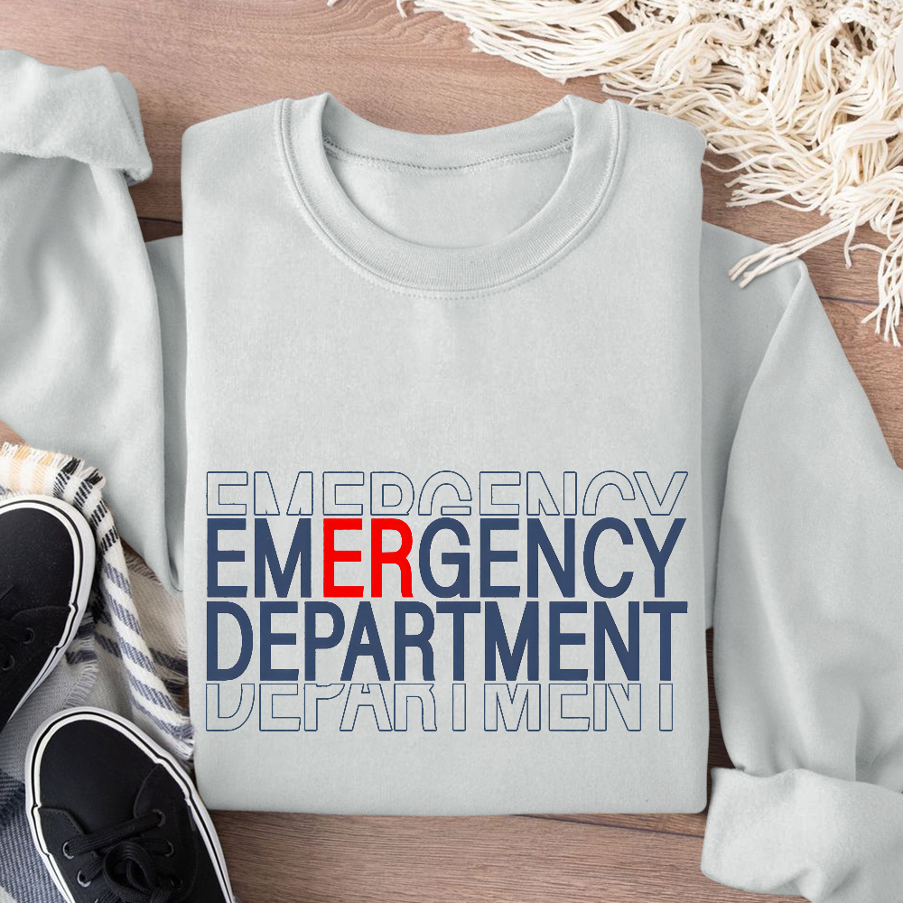 Emergency Department Cotton Pullover Sweatshirt