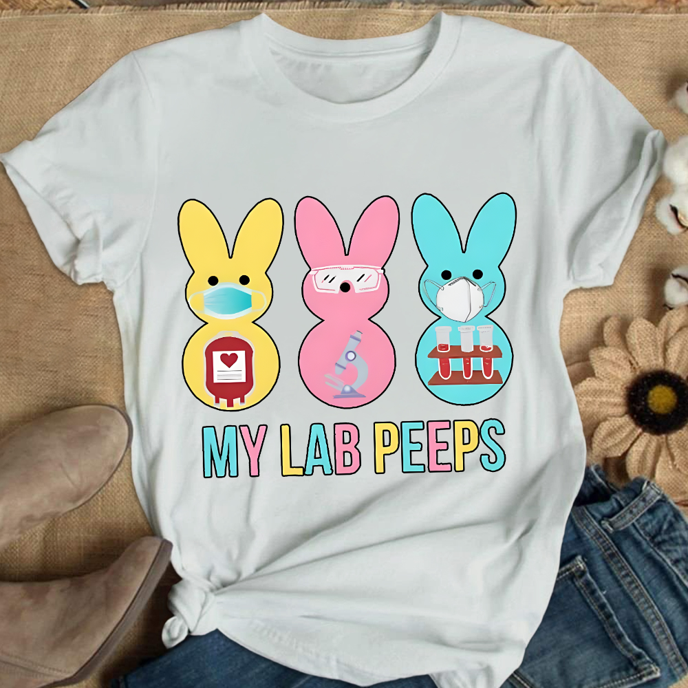 My Lab Peeps Cotton Nurse T-shirt