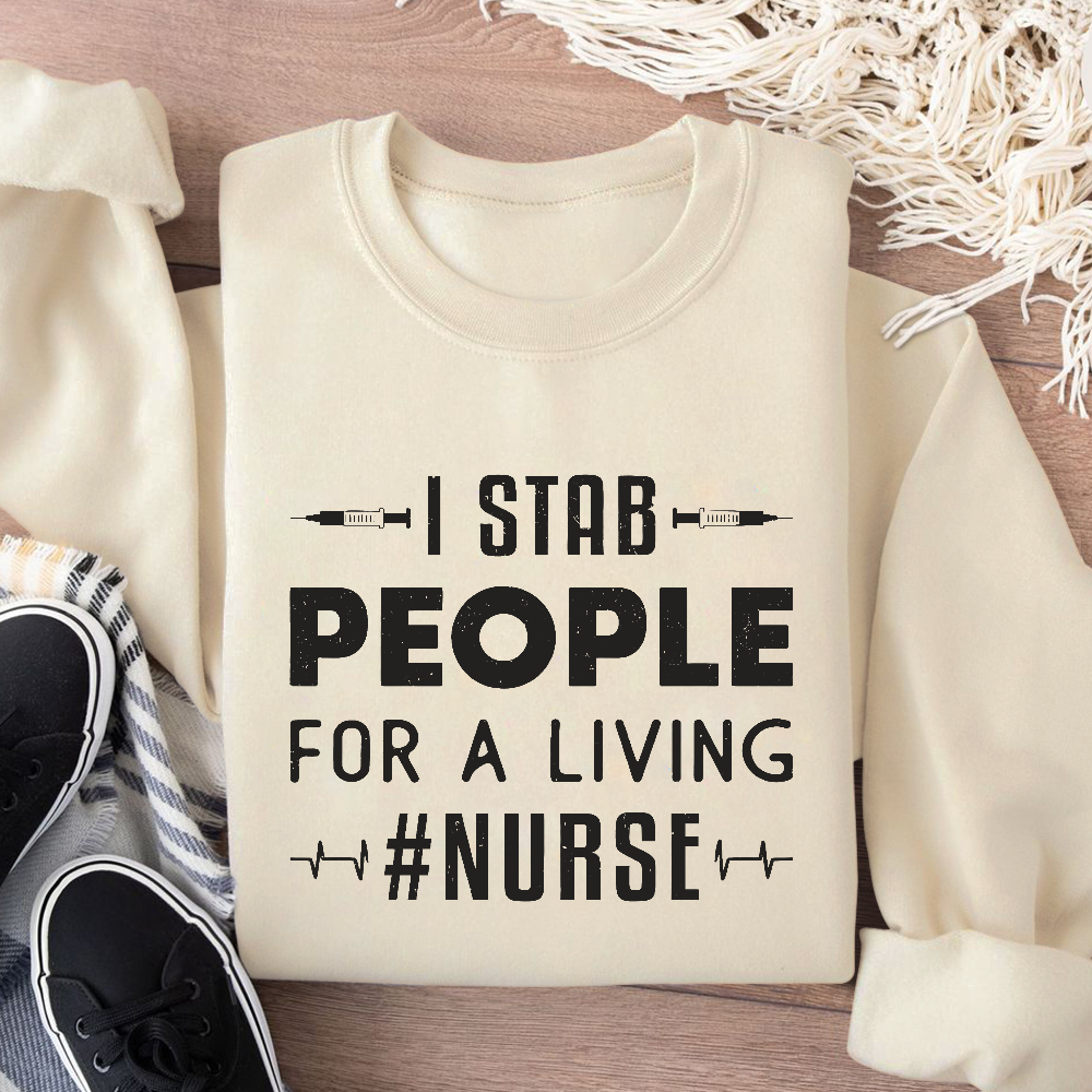 ICU Nurses Medicine Emergency Ambulance Cotton Pullover Sweatshirt