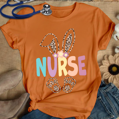 Easter Bunny Cotton Nurse T-shirt