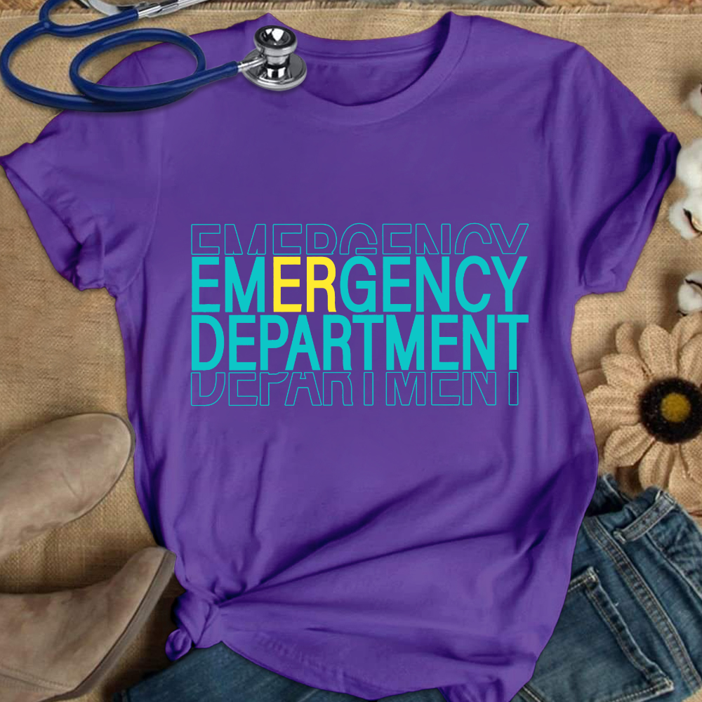 Emergency Department Cotton Nurse T-shirt