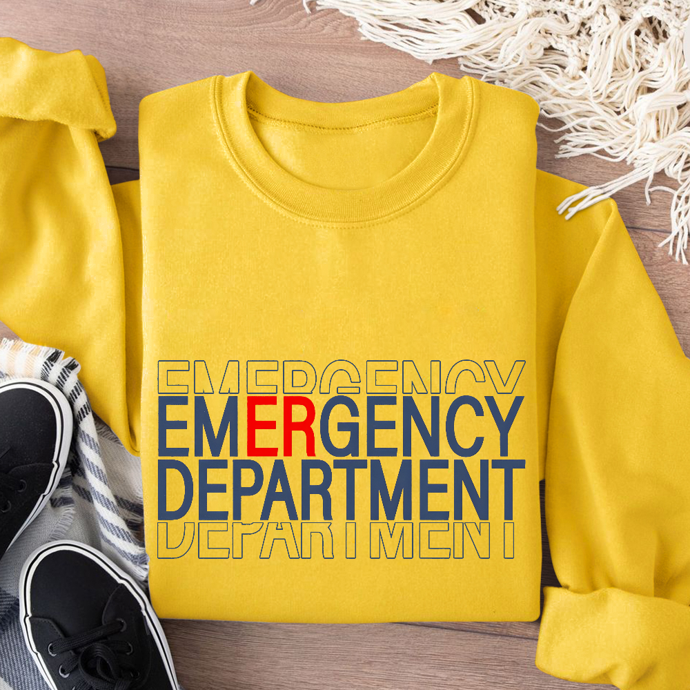 Emergency Department Cotton Pullover Sweatshirt