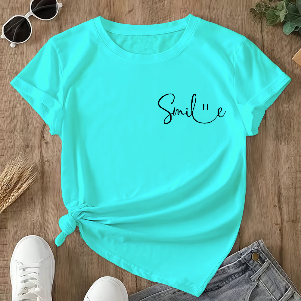 Suicide Prevention Awareness Smile Be Kind Double-Sided Cotton Printed T-Shirt