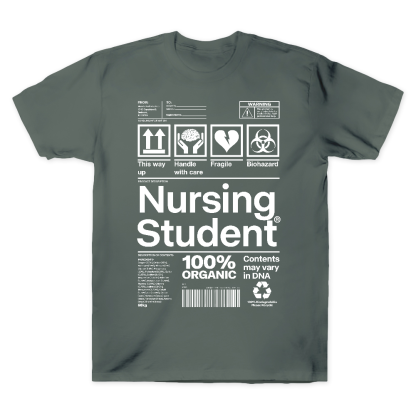 School Of Nursing Student Gift Cotton Doctor T-shirt