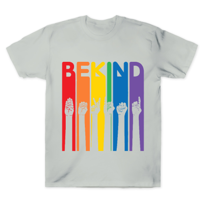 Be Kind Sign Language Cotton Doctor T-shirt