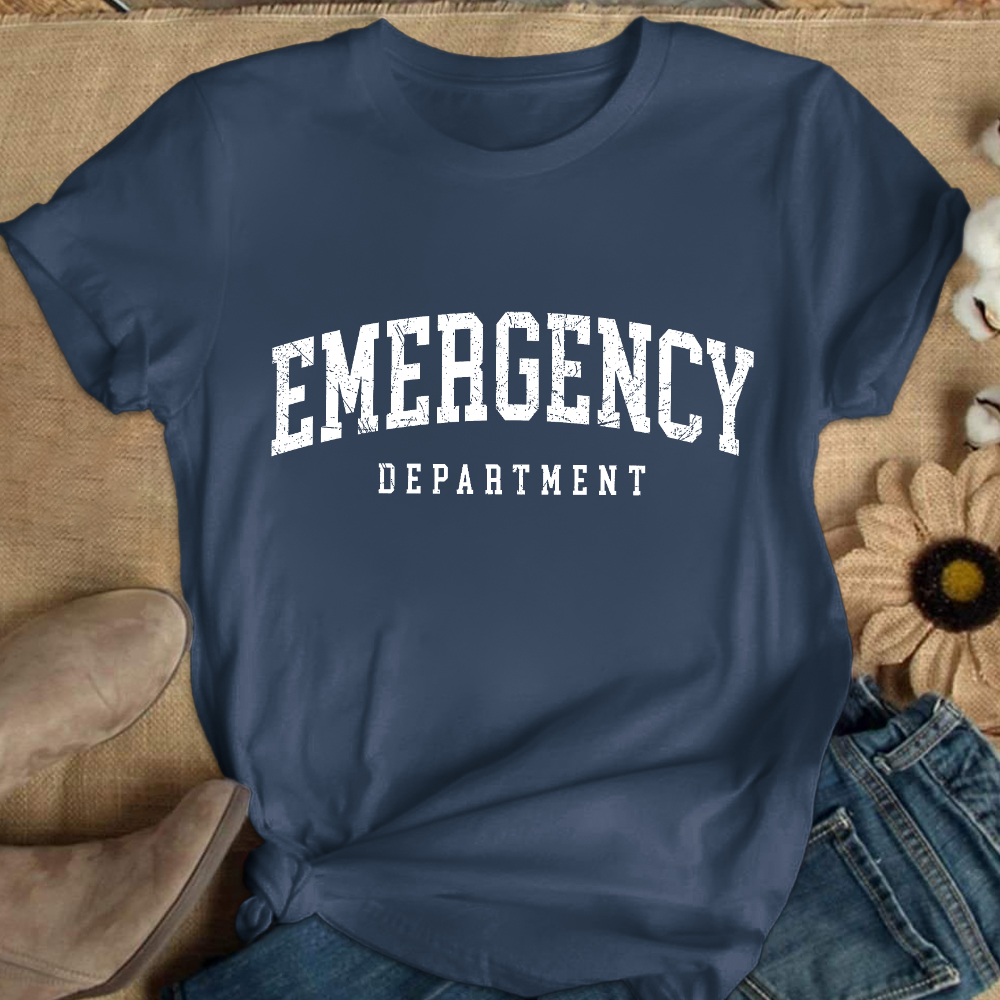 Emergency Department Cotton Nurse T-shirt