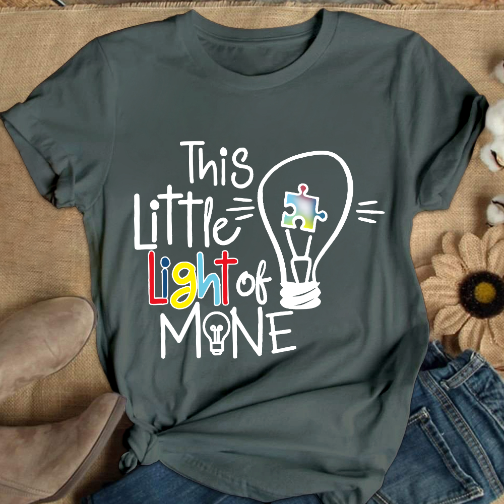 This Little Light Of Mine Autism Cotton Nurse T-shirt