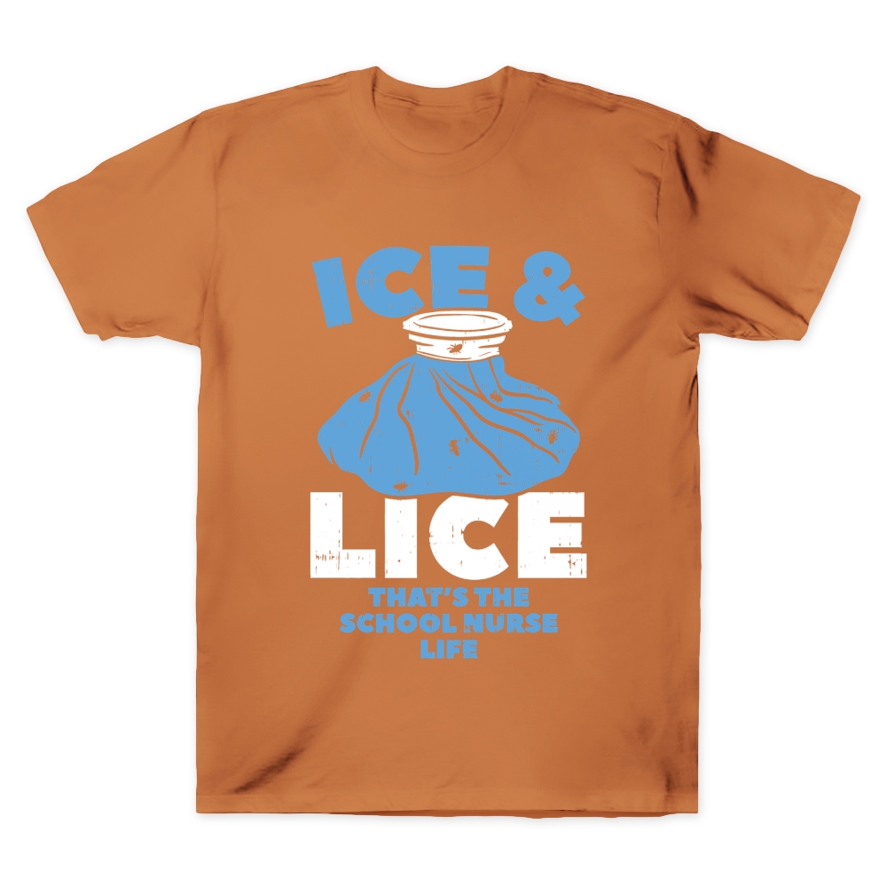 Ice And Lice That S The School Nurse Life Cotton Doctor T-shirt