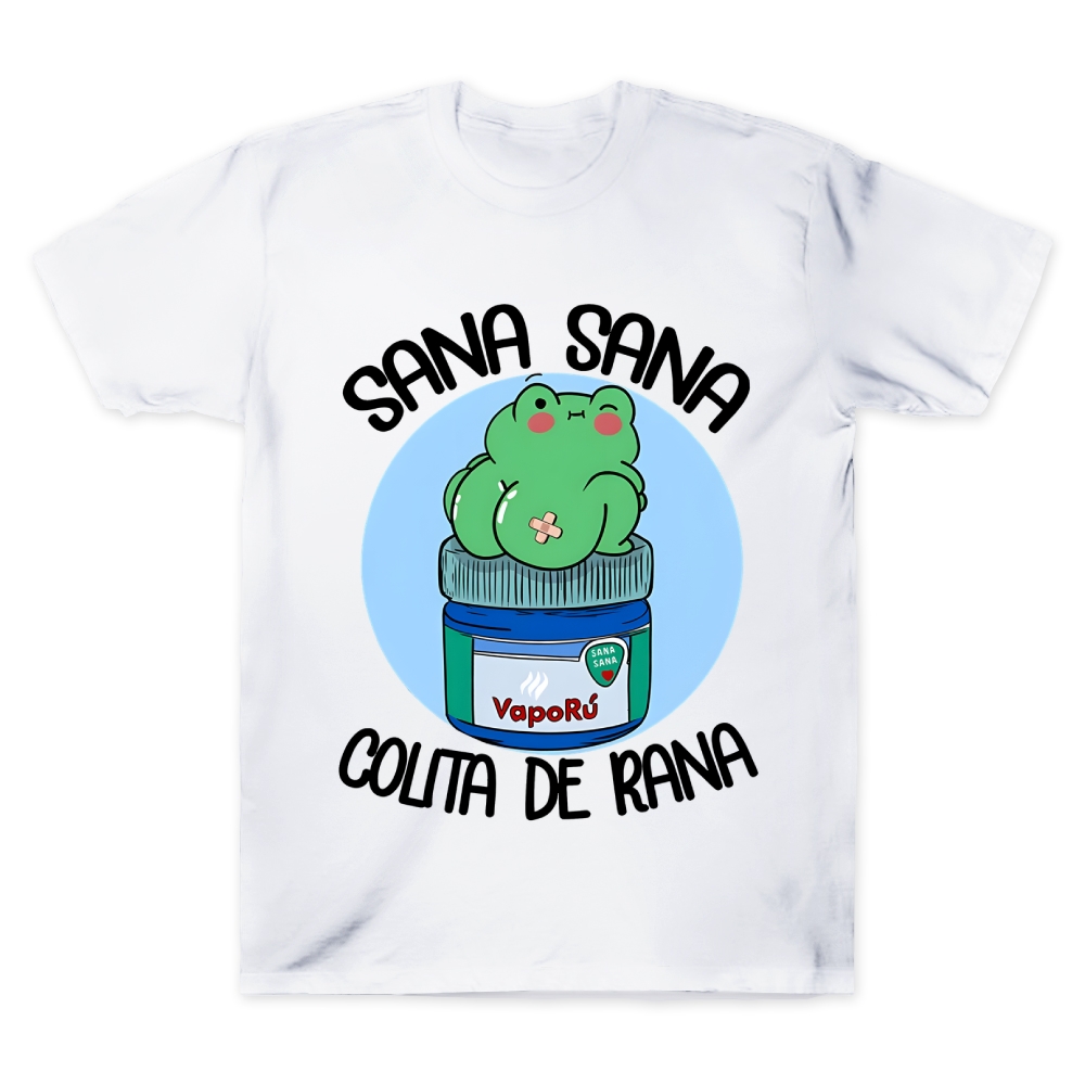 Sana Sana Colita De Rana Spanish Cotton Doctor T-shirt