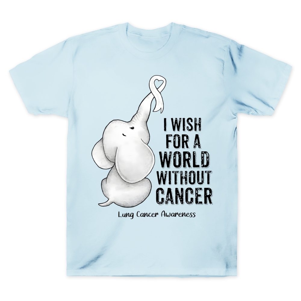 I Wish For A World Without Cancer Cotton Doctor T-shirt
