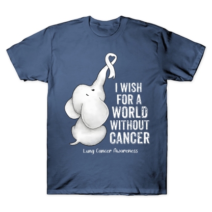 I Wish For A World Without Cancer Cotton Doctor T-shirt