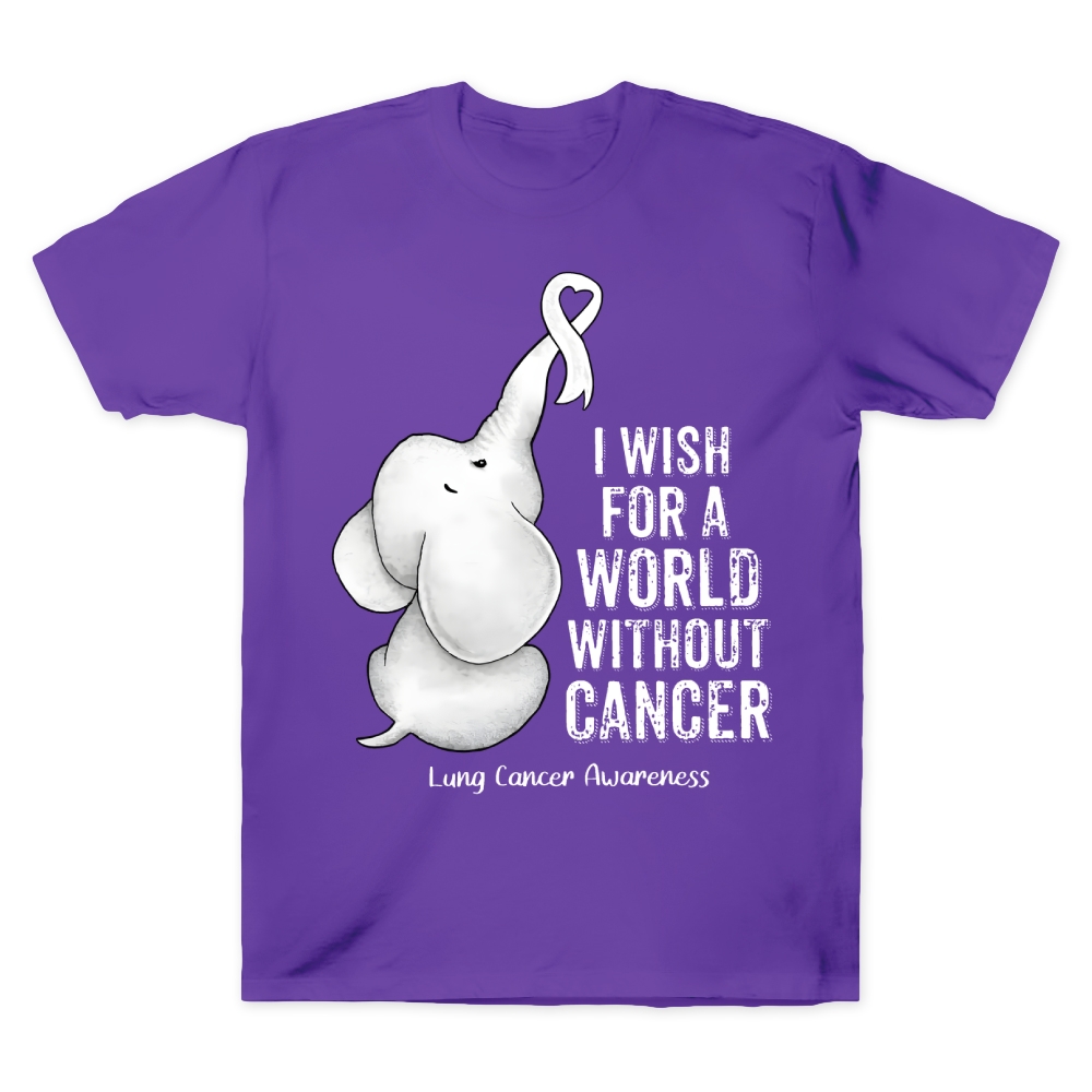 I Wish For A World Without Cancer Cotton Doctor T-shirt