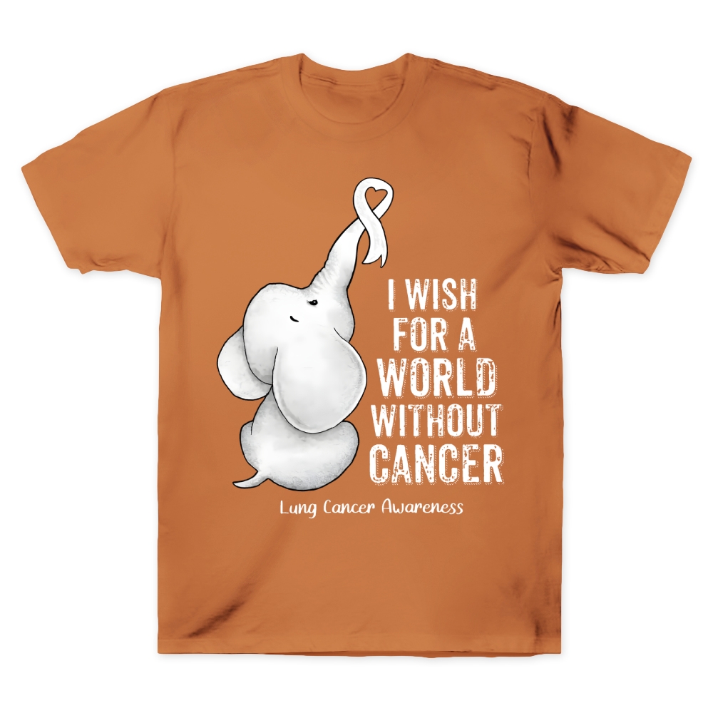 I Wish For A World Without Cancer Cotton Doctor T-shirt