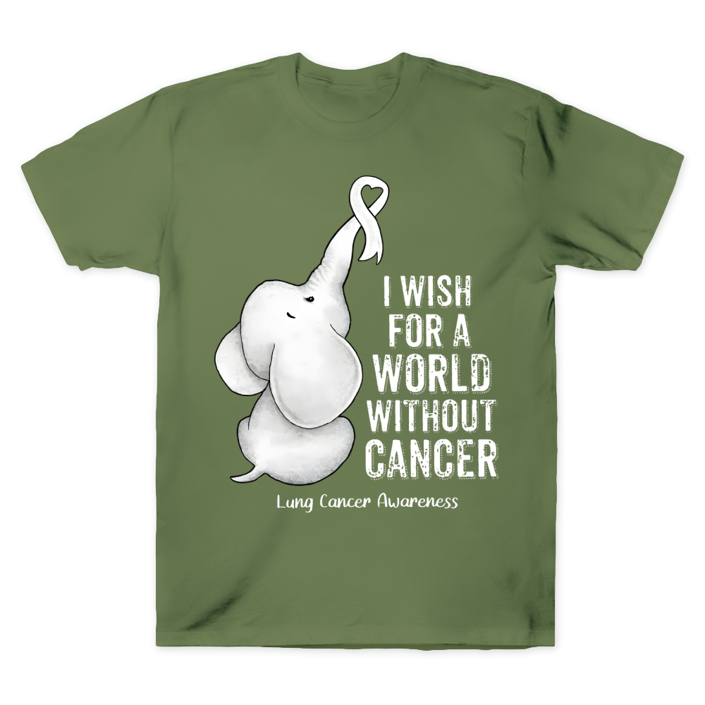 I Wish For A World Without Cancer Cotton Doctor T-shirt