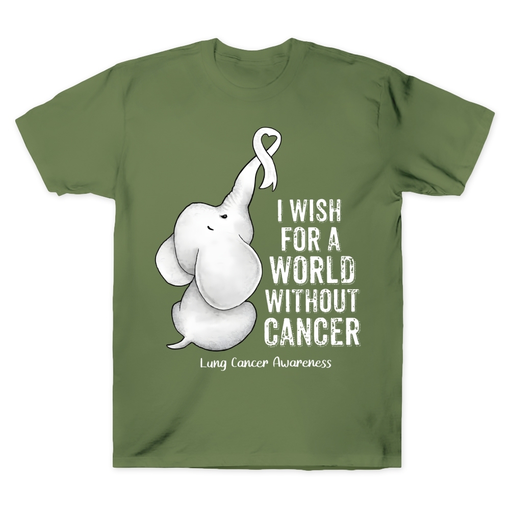 I Wish For A World Without Cancer Cotton Doctor T-shirt