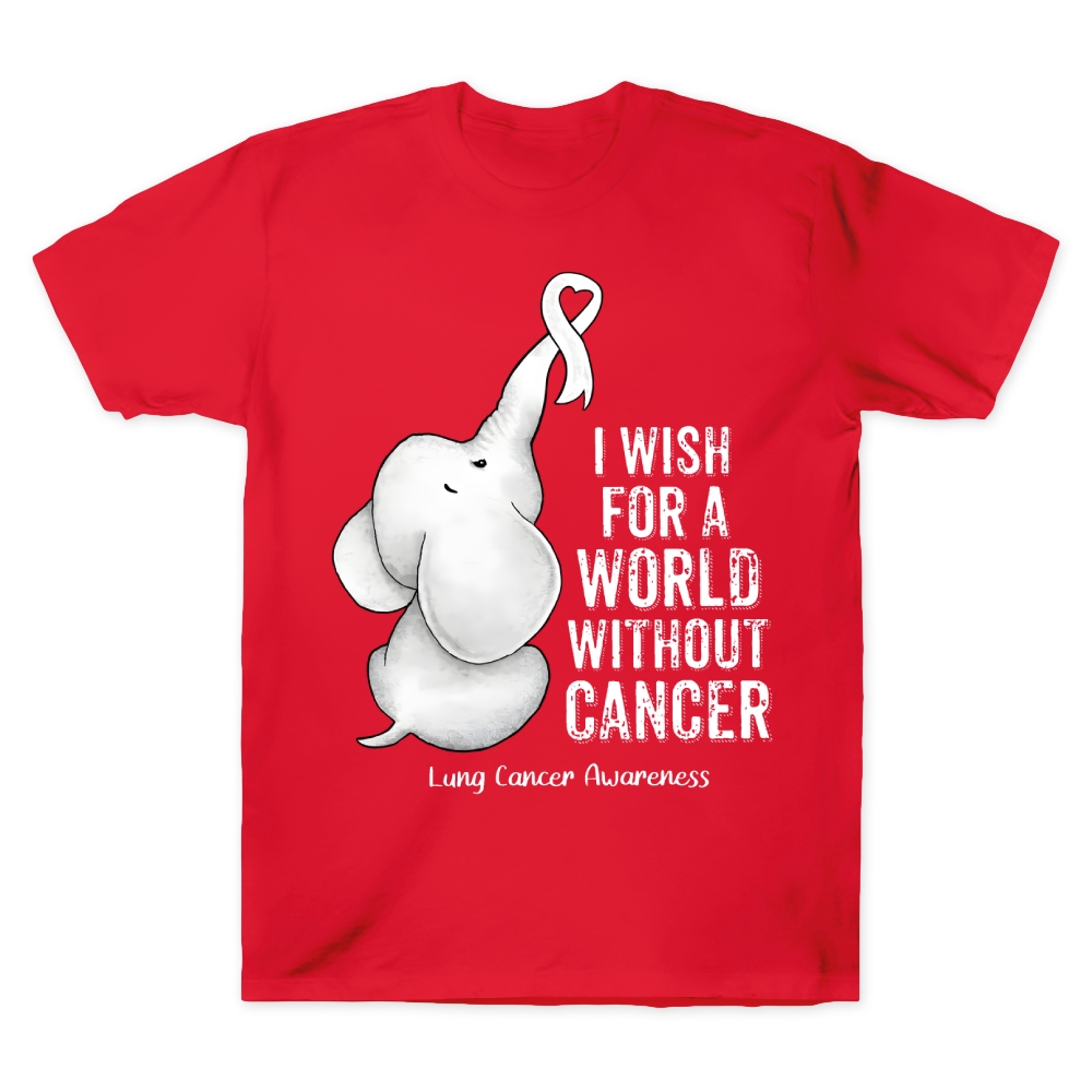 I Wish For A World Without Cancer Cotton Doctor T-shirt