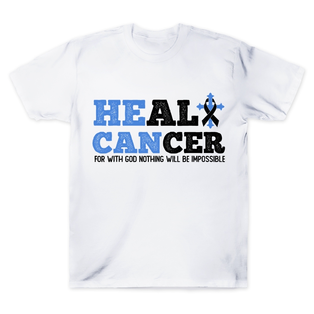 Heal Cancer With God Nothing Is Impossible Cotton Doctor T-shirt