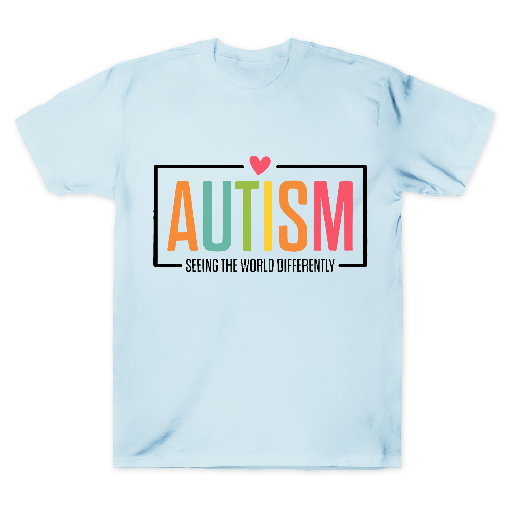 Autism Awareness Seeing The World Differently Cotton Doctor T-shirt