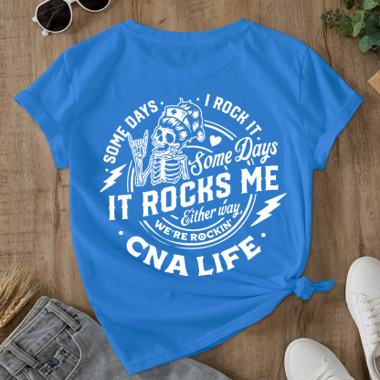 CNA Life Double-Sided Cotton Printed T-Shirt