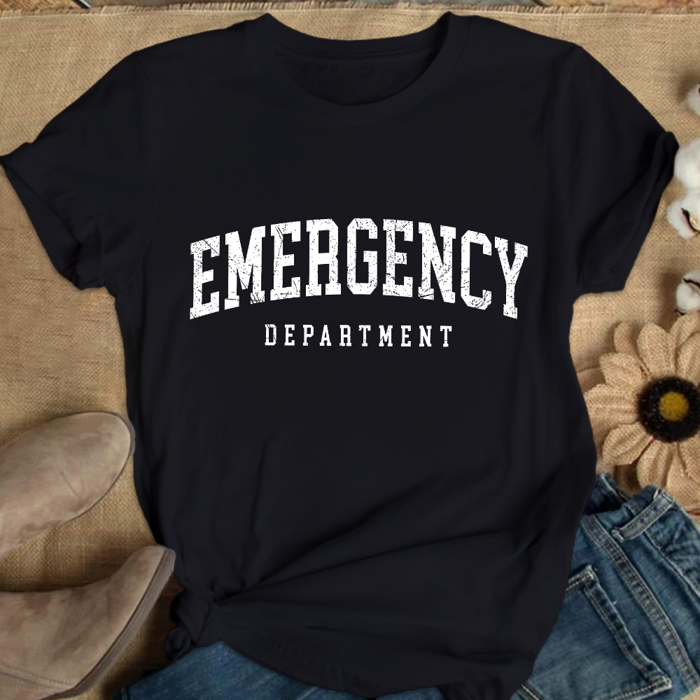 Emergency Department Cotton Nurse T-shirt