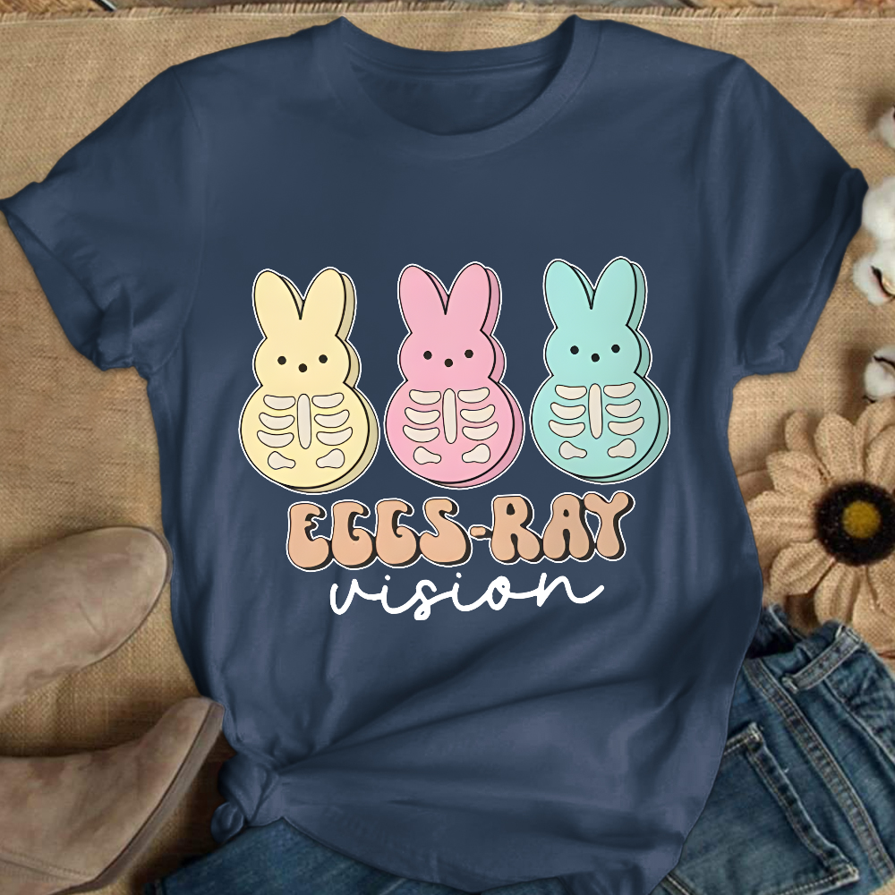 Eggs Ray Vision Radiology Cotton Nurse T-shirt