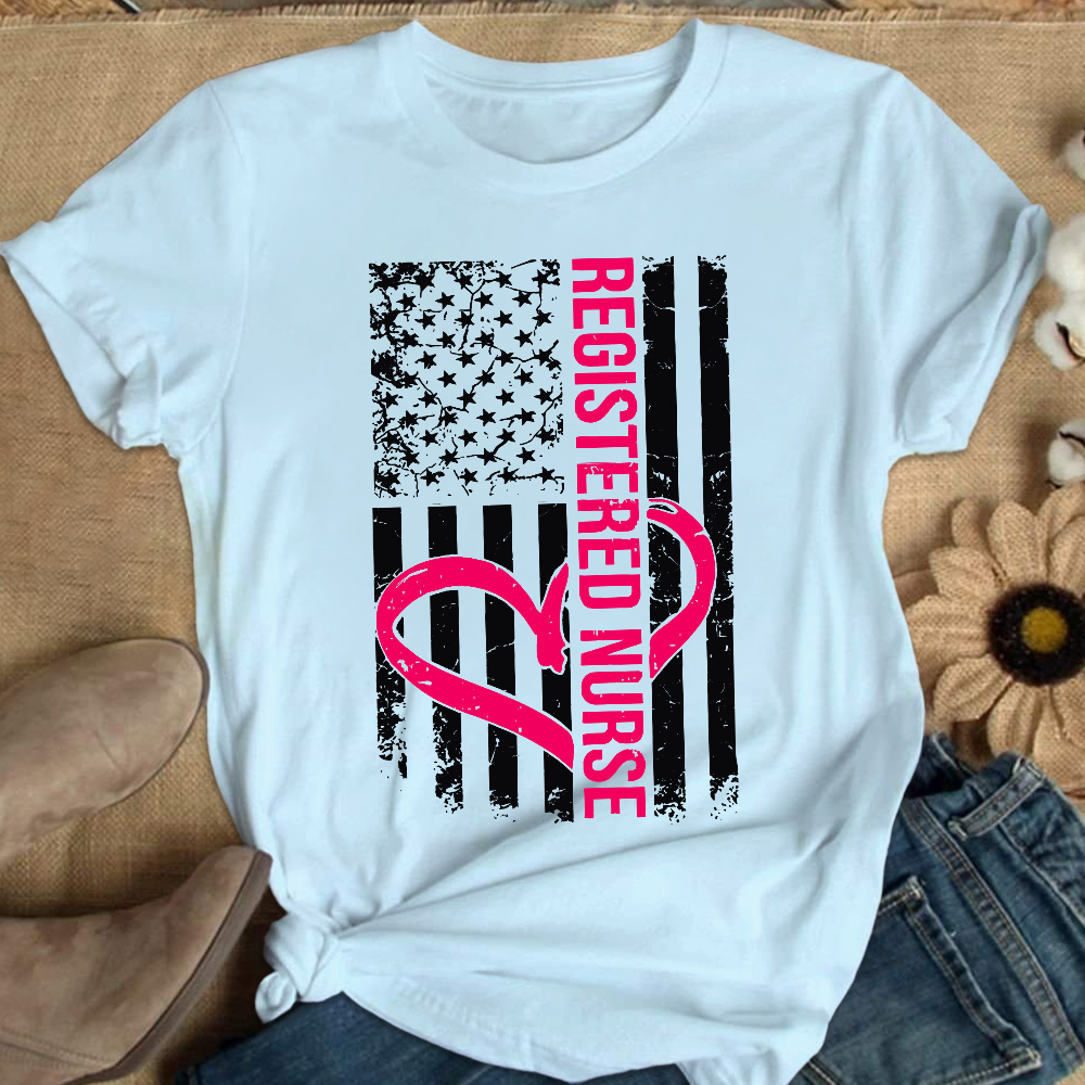 Registered Nurse Cotton Nurse T-shirt